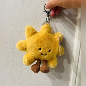 Jellycat Amuseables Sun Bag Charm – NWT + Dust Bag